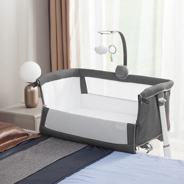 Adjustable Lightweight Bedside Sweet Dreams Baby Crib - Image 0