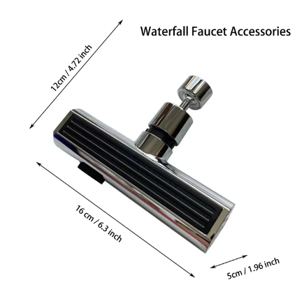 Universal Rotating Waterfall Sink Faucet Extension - Image 7