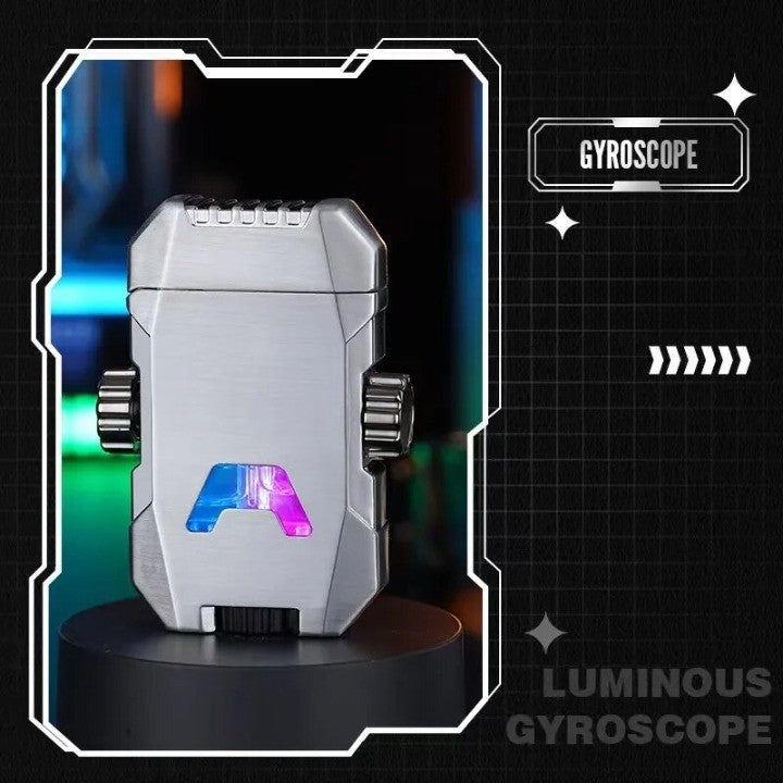 Windproof Double Jet Flame Luminous Lighter - Image 7
