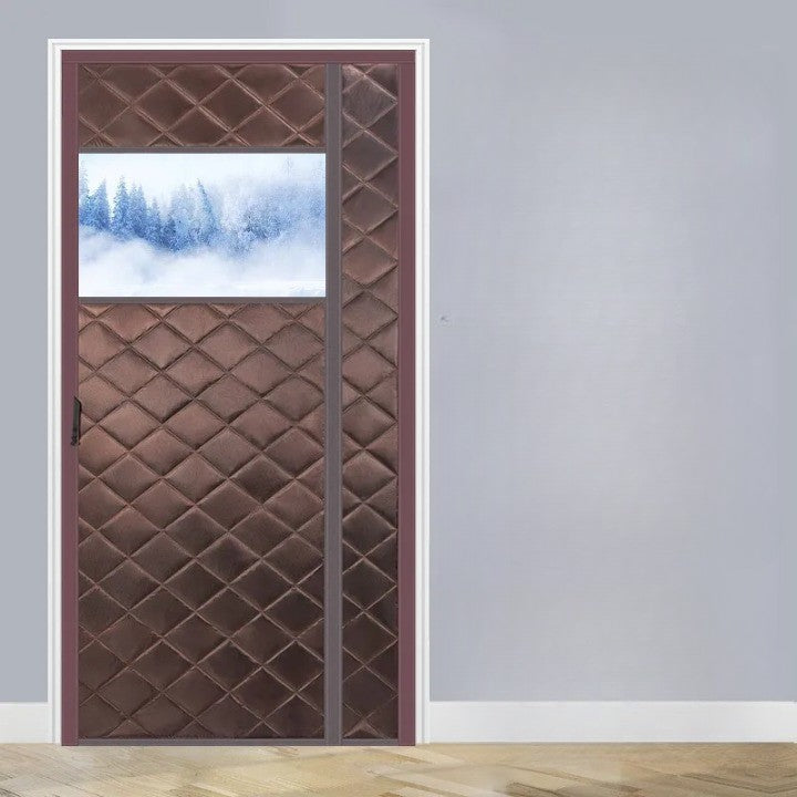 Magnetic Cold-Proof Cotton Door Curtain - Image 0