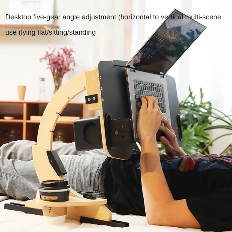 Adjustable Folding Laptop Bed Stand - Image 1