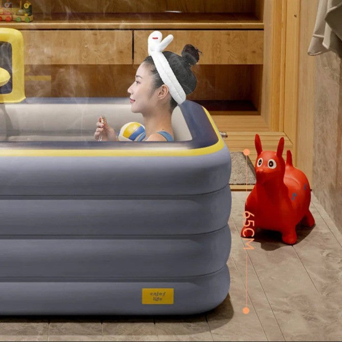 Splash Fun Kids Mini Inflatable Pool - Image 6