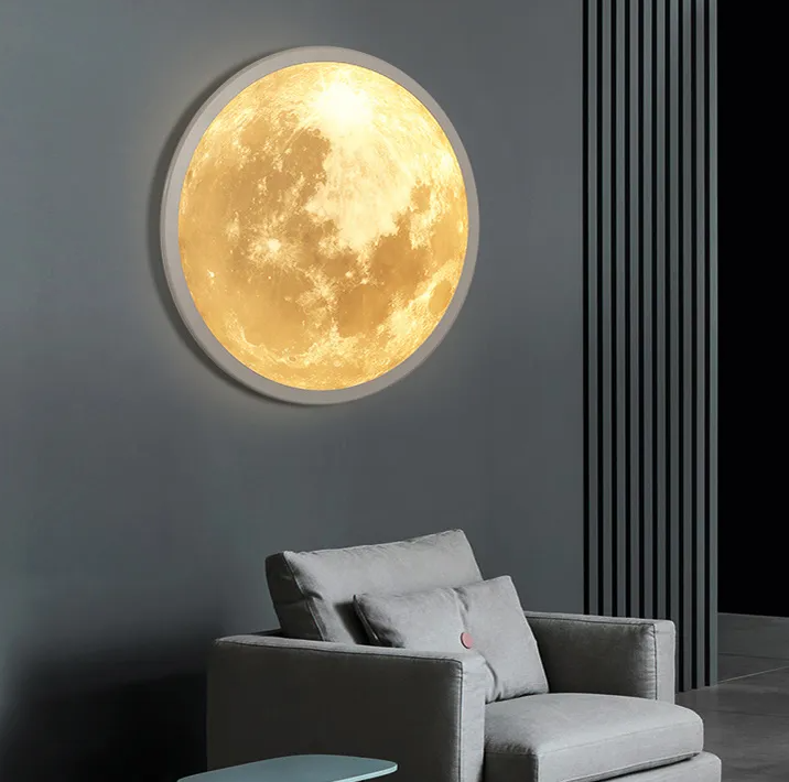 Nordic Artsy Decoration Moon Lamp - Image 1