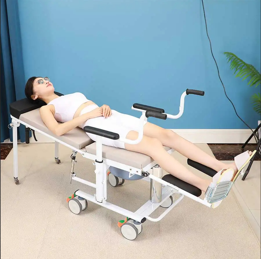 Elderly Transfer Easy Lift Hydraulic Adjustable Transformable Chair Bed - Image 2