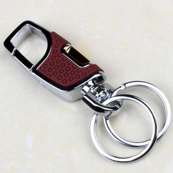 Sleek Twist Double Switch Keychain Clip - Image 2
