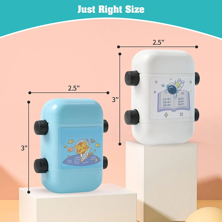 Quick Quiz Math Question Maker Roller Stamp - Image 1