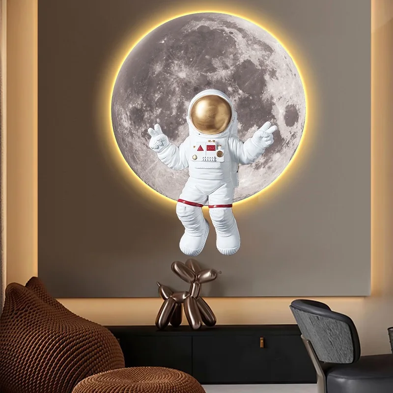 Dreamy Astronaut Wall Art Lamp - Image 2