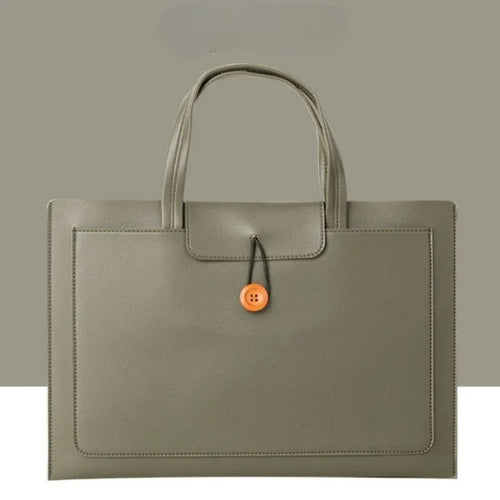 Sleek Organizer Ultra-Thin Waterproof Laptop Handbag - Image 0