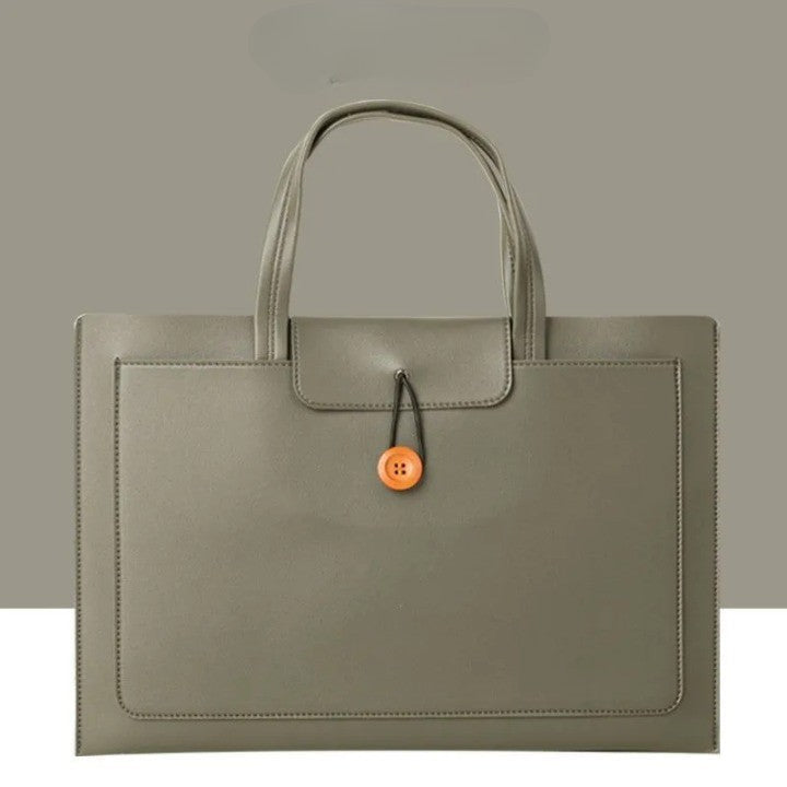 Sleek Organizer Ultra-Thin Waterproof Laptop Handbag - Image 0