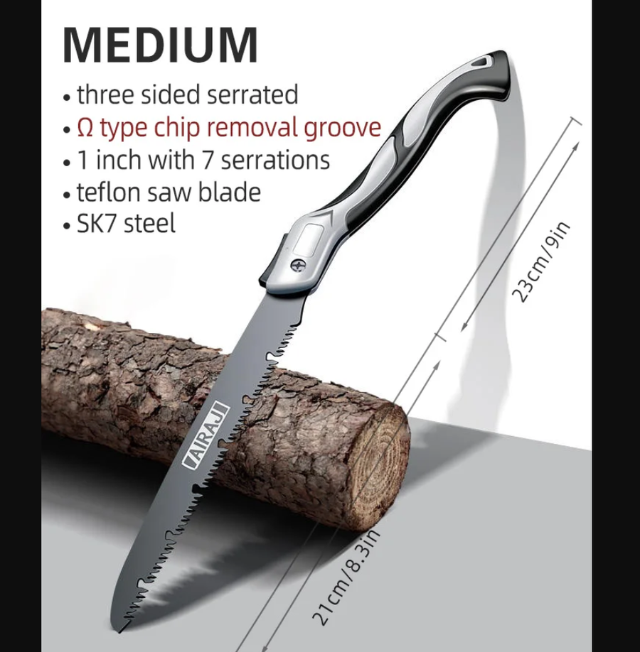 Woodworking Camping Craftsman Folding Hand Saw - Image 7