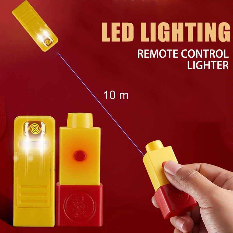 Remote Activation Windproof LED Display Lighter - Image 1
