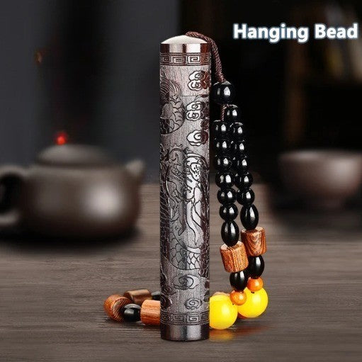 Ultra Thin Rechargeable Vintage Windproof Wooden Lighter - Image 3