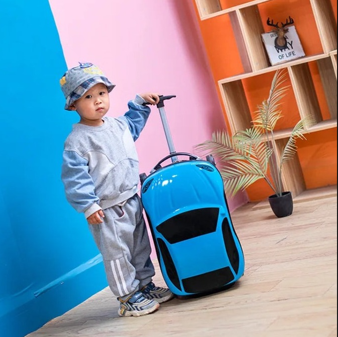 3D Car Mini Explorer Kids Luggage - Image 1