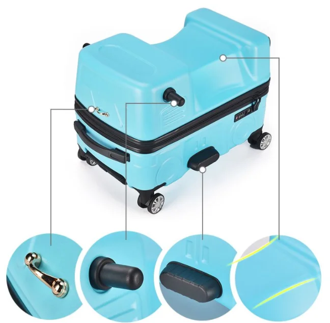 Kids Rolling Scooter Suitcase - Image 6