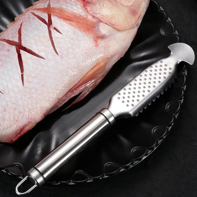 Ginger Grind Stainless Fish Scraper Tool - Image 1