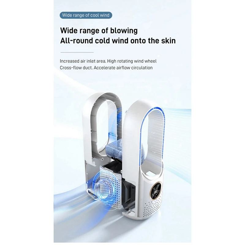 Bladeless Fan Portable Mini Air Conditioner - Image 3