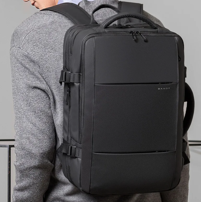 Modern Style Expandable Smart Large Waterproof Travel Backpack - Image 0