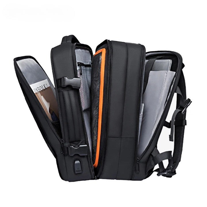 Modern Style Expandable Smart Large Waterproof Travel Backpack - Image 1
