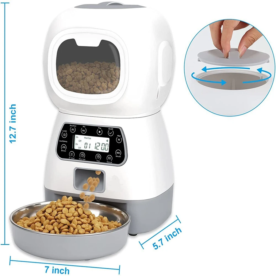2-Way Splitter Automatic Smart Pet Feeding Station - Image 7