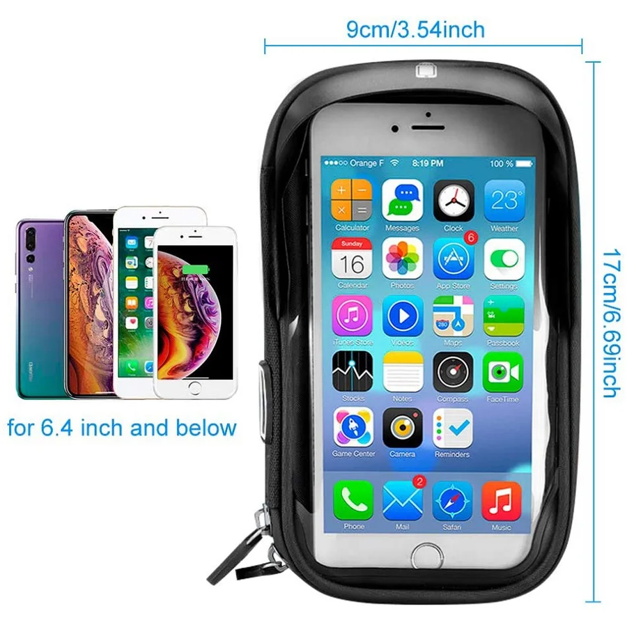 Motorcycle Handlebar Waterproof Universal Phone Holder - Image 5