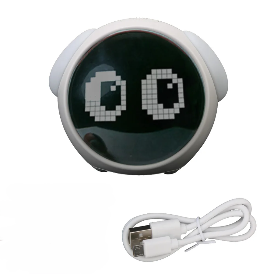 Cute Expression Night Light Alarm Clock - Image 6