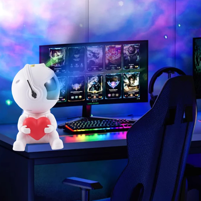 Love Astronaut Galaxy Night Light Projector - Image 2