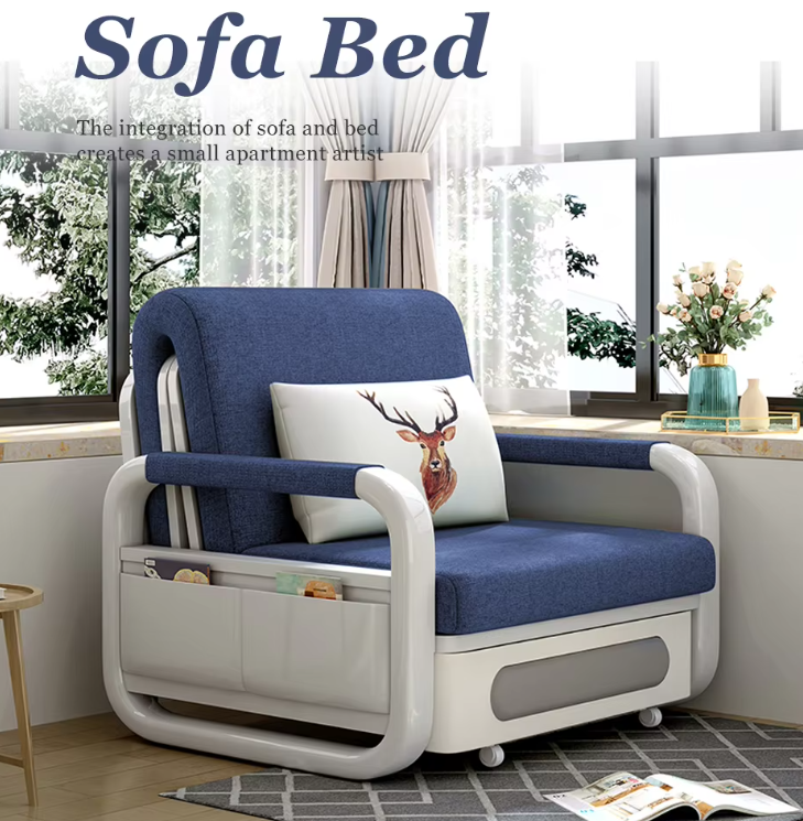 Retractable Minimalist Design Japanese Sofa Bed - Image 5