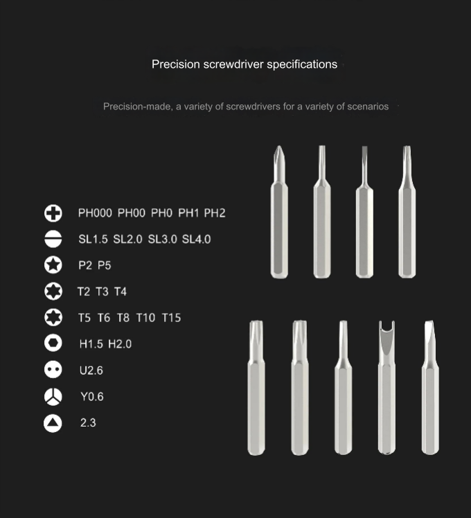 Magnetic Precision Screwdriver Repair Set - Image 6