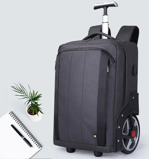 Men Business Travel Trolley Backpack - Image 0