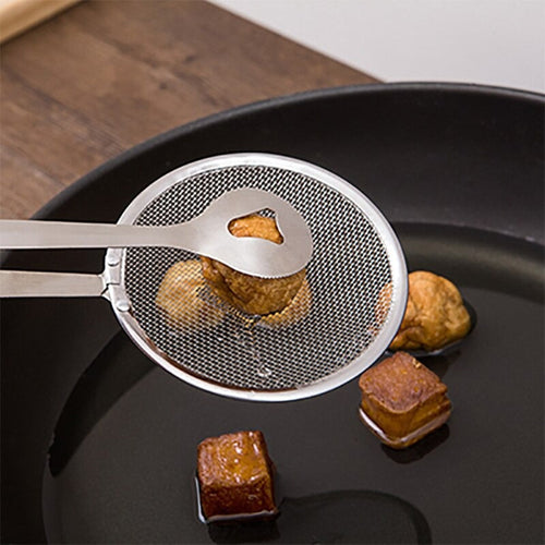Stainless Steel Deep Fryer Scoop - Image 0