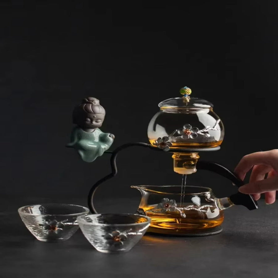 Calm Brew Zen Style Glass Traditonal Teapot - Image 5