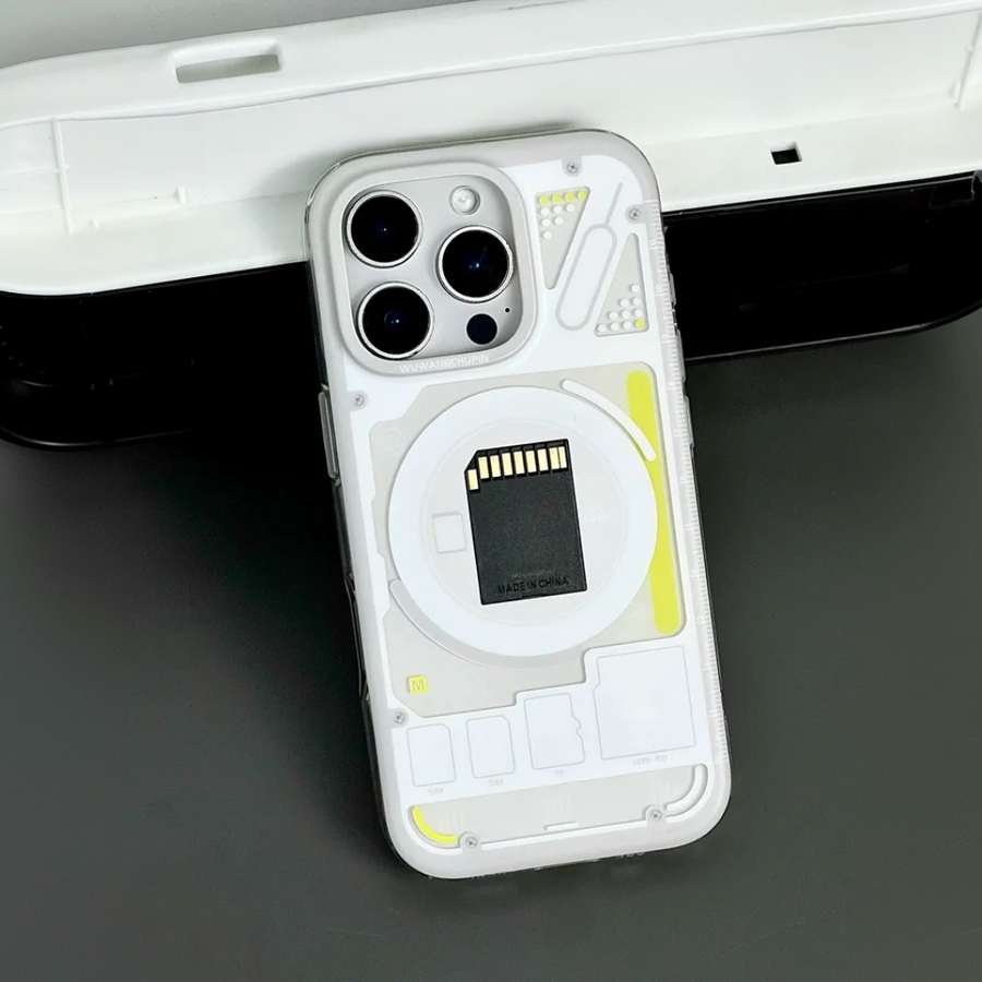 Memory Storage Transparent iPhone Case - Image 0