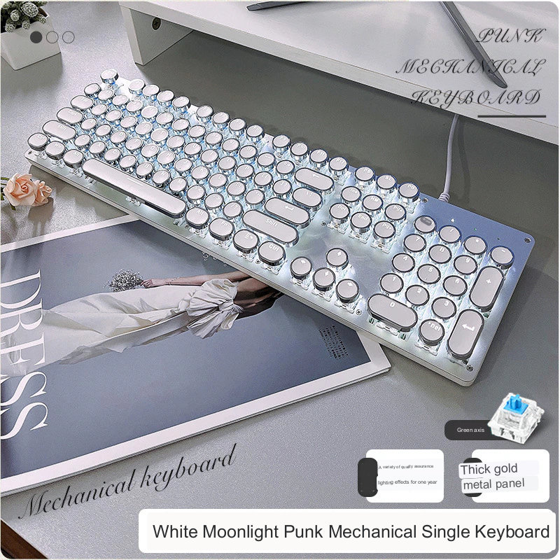 Type Mechanical Retro Press Keyboard - Image 7