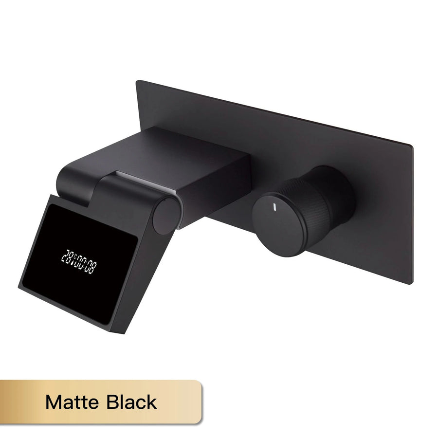 Intelligent Luxury Hidden Handle LED Digital Bathroom Faucet - Image 9