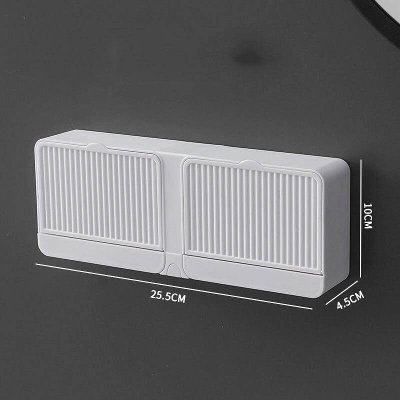 Creative Double Storage Wall Mounted Soap Box - Image 14