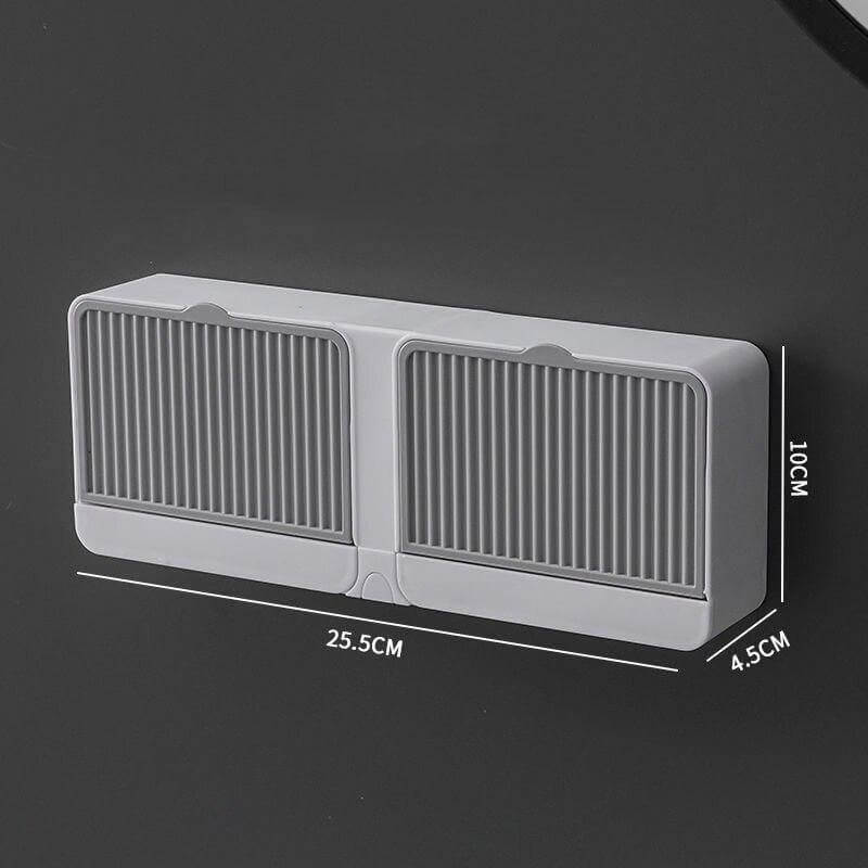 Creative Double Storage Wall Mounted Soap Box - Image 21