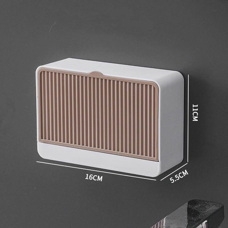 Creative Double Storage Wall Mounted Soap Box - Image 17