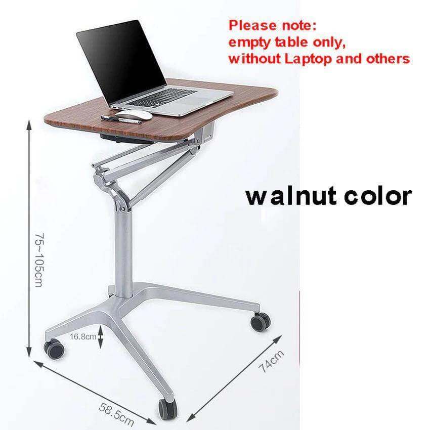 Modern Japanese Movable Adjustable Sit/Stand Desk - Image 5