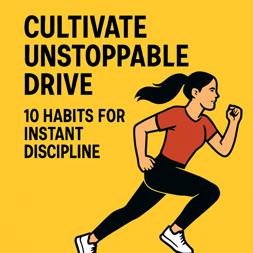 Cultivate Unstoppable Drive: 10 Habits for Instant Discipline