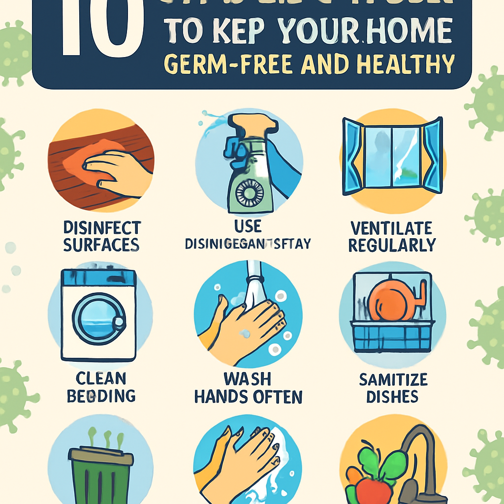 10 Simple Hacks to Keep Your Home Germ-Free and Healthy
