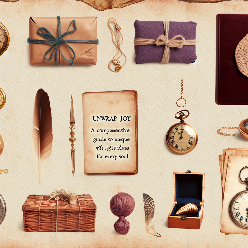Unwrap Joy: A Comprehensive Guide to Unique Gift Ideas for Every Soul