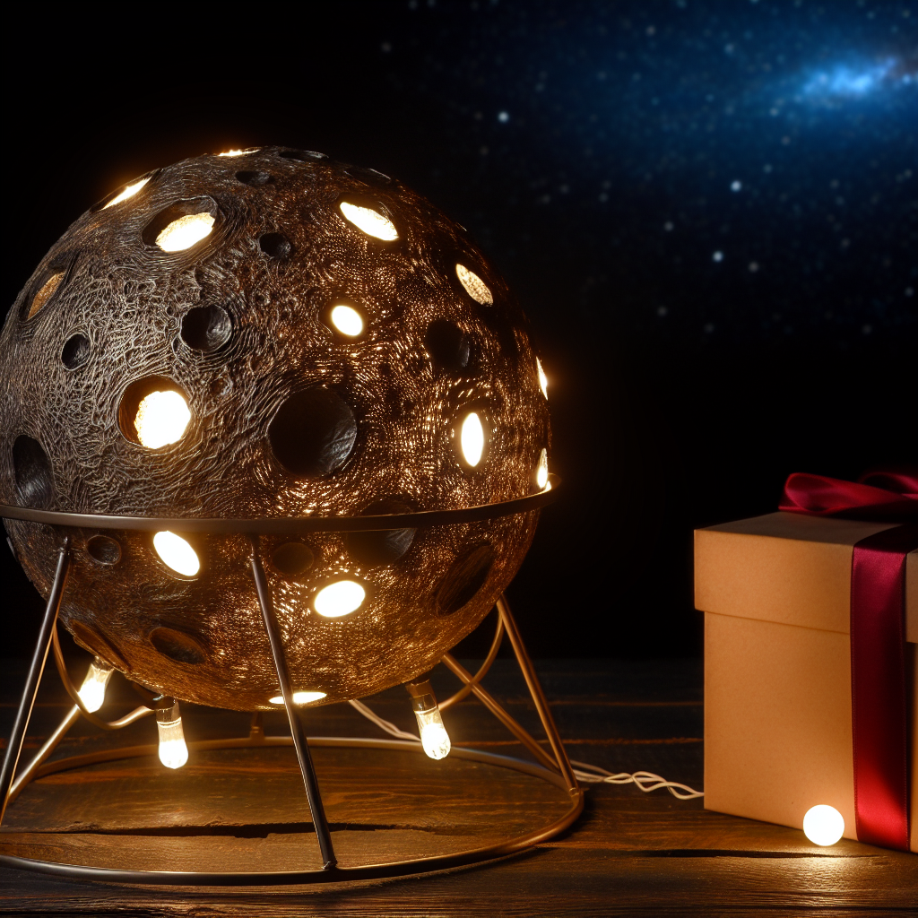 Illuminate Every Occasion with the Handmade LED Iron Lunar Lamp: A Gift Guide