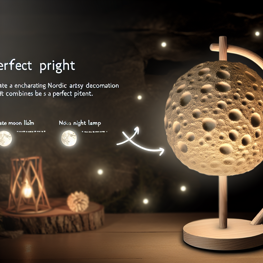 Enchanting Gift Ideas: The Nordic Artsy Decoration Moon Lamp as the Perfect Present