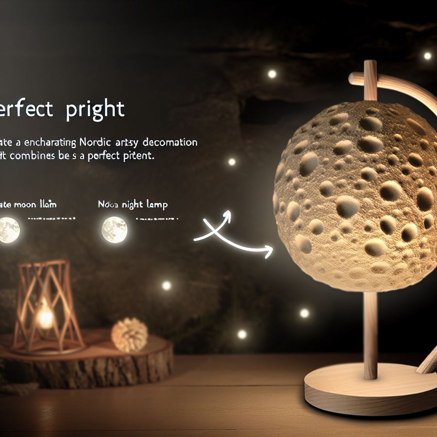 Enchanting Gift Ideas: The Nordic Artsy Decoration Moon Lamp as the Perfect Present