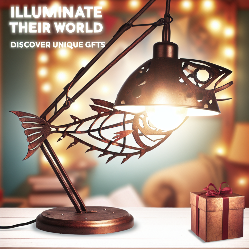 Illuminate Their World: Discover Unique Gifts with the Creative Iron Angler Fish Desk Lamp