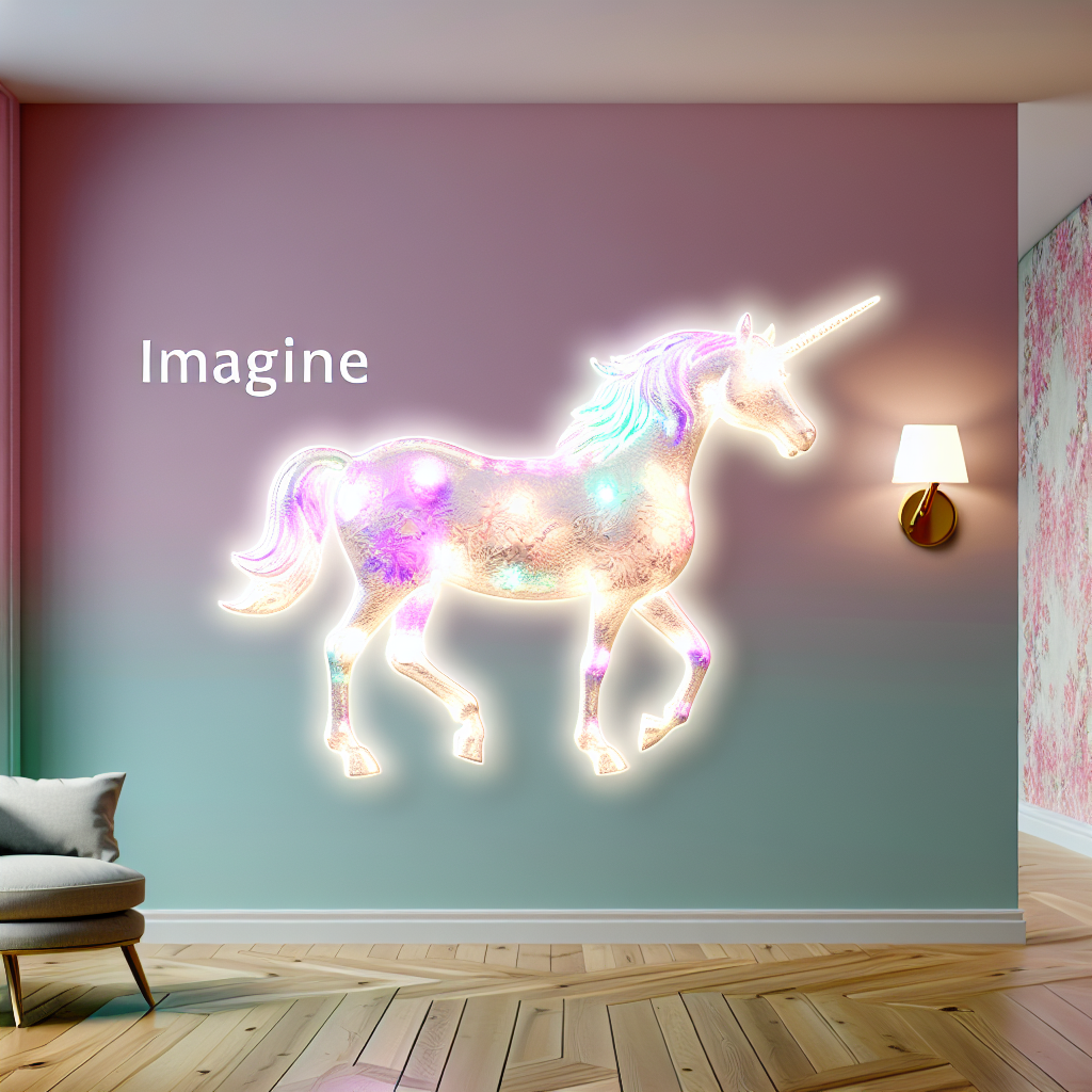Brighten Your Gift-Giving with a Unique Unicorn LED Wall Lamp