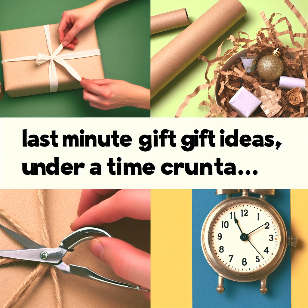 Last-Minute Gift Ideas: Thoughtful Options When Time Is Tight