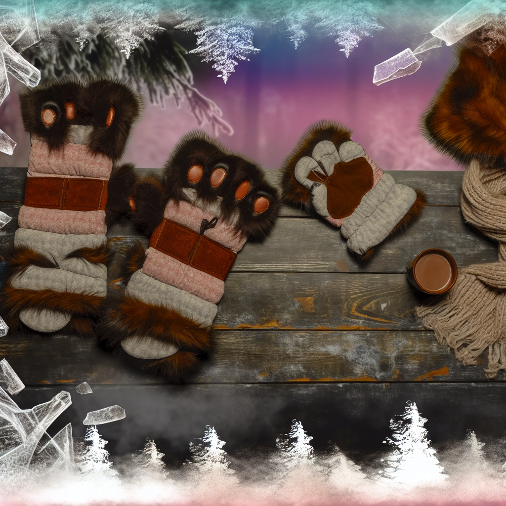 Stay Warm and Cozy: Exploring the Unique Padded Furry Paw Winter Hand Gloves