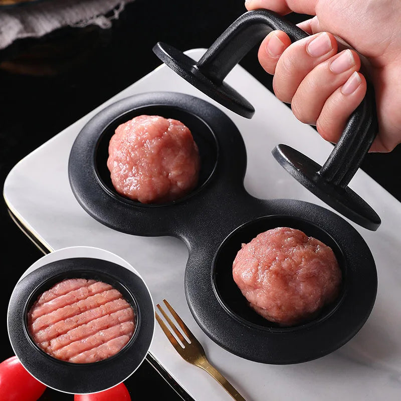 Unlock Culinary Creativity with the Ultimate Double Grid Burger Rice Ball Molding Gadget