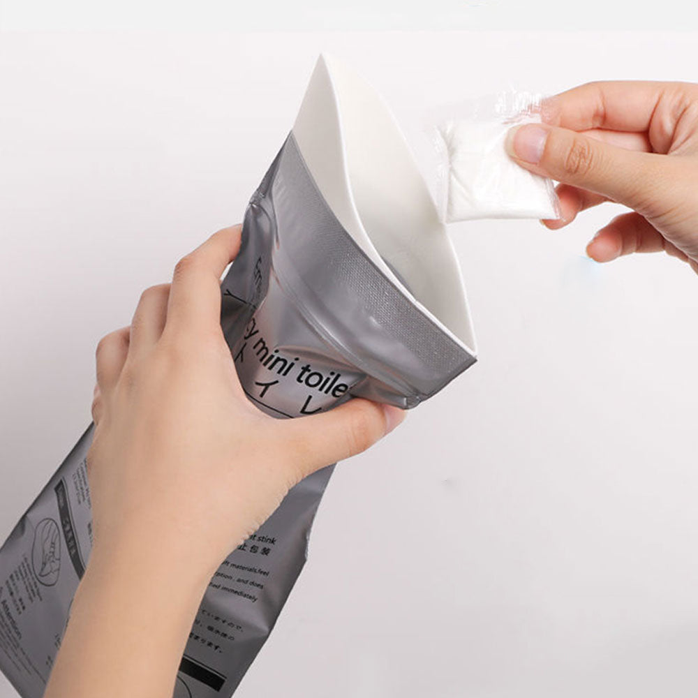 “Emergency Portable Car Mini Toilet Bags: The Ultimate Practical Gift for Travelers and Adventurers”